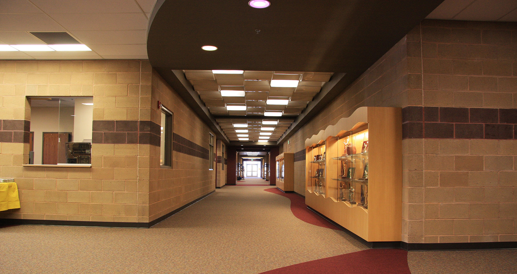 Garden Valley School Hallway
