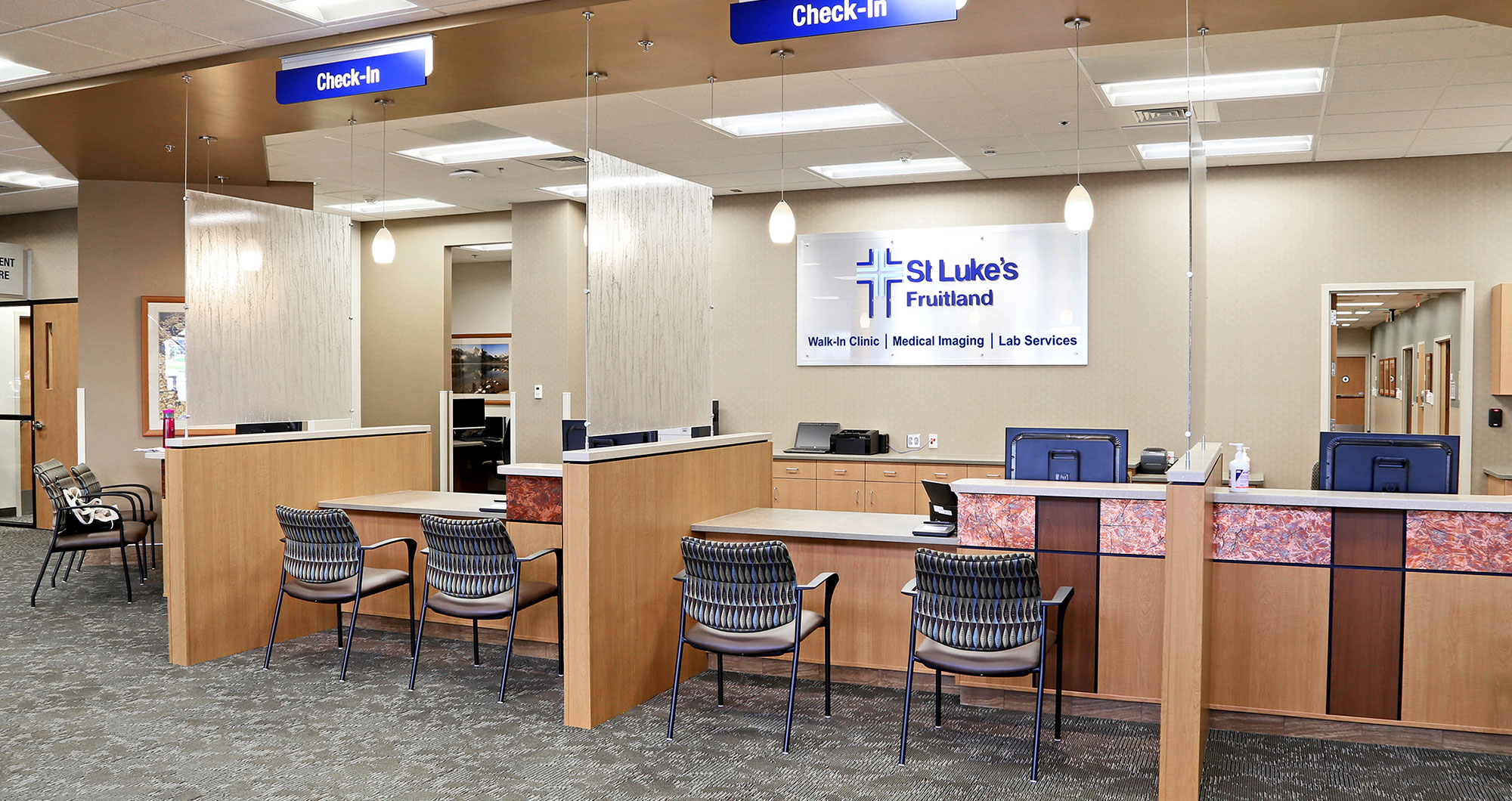 St. Luke's Fruitland Medical Office Building Check In Desk