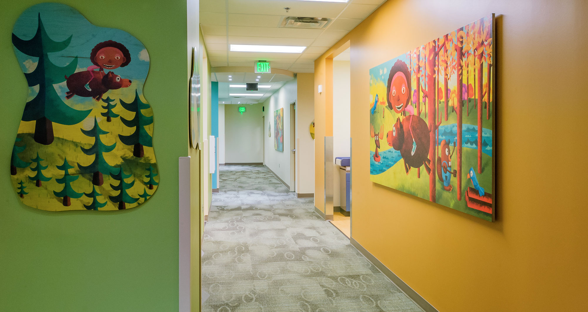 Saint Alphonsus - Children's Clinic at Mulvaney Medical Office Building, Hallway