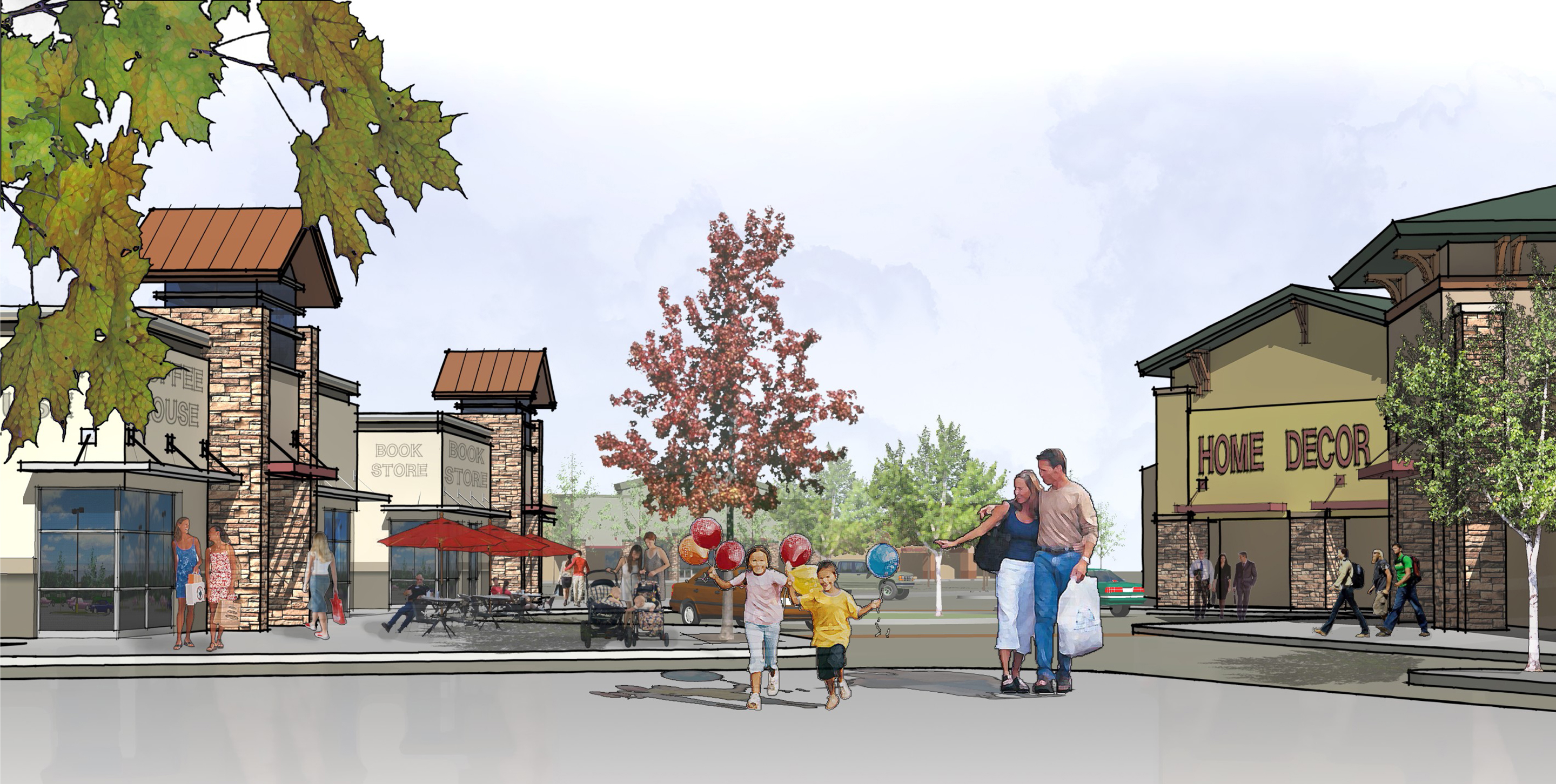 Linder Village, multi-building development, current project